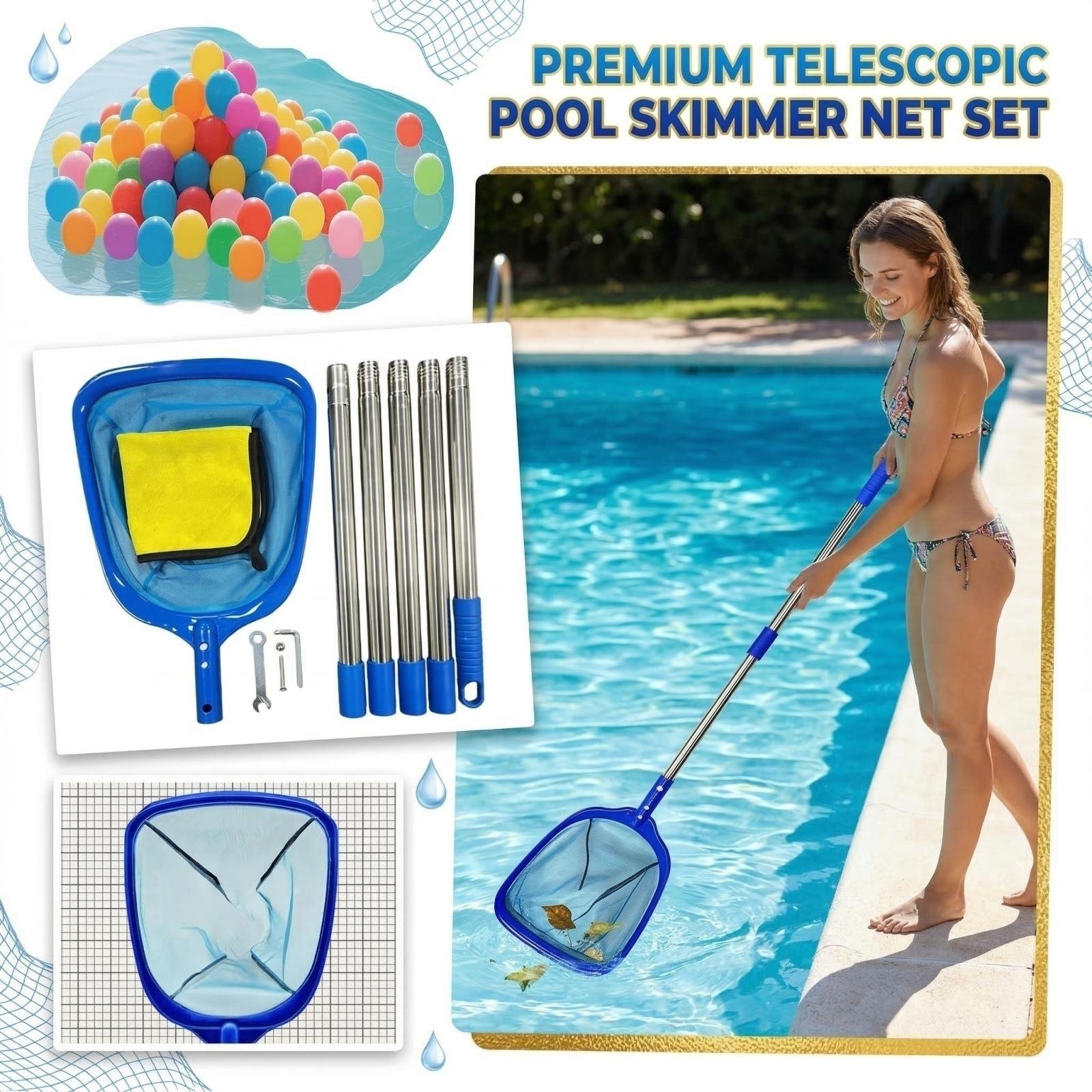

Swimming Pool Cleaning Net Fishing One Size синий