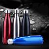 Steel 500ml Stainless Vacuum Water Bottle Flask Leak Proof Gifts Sports Outdoor
