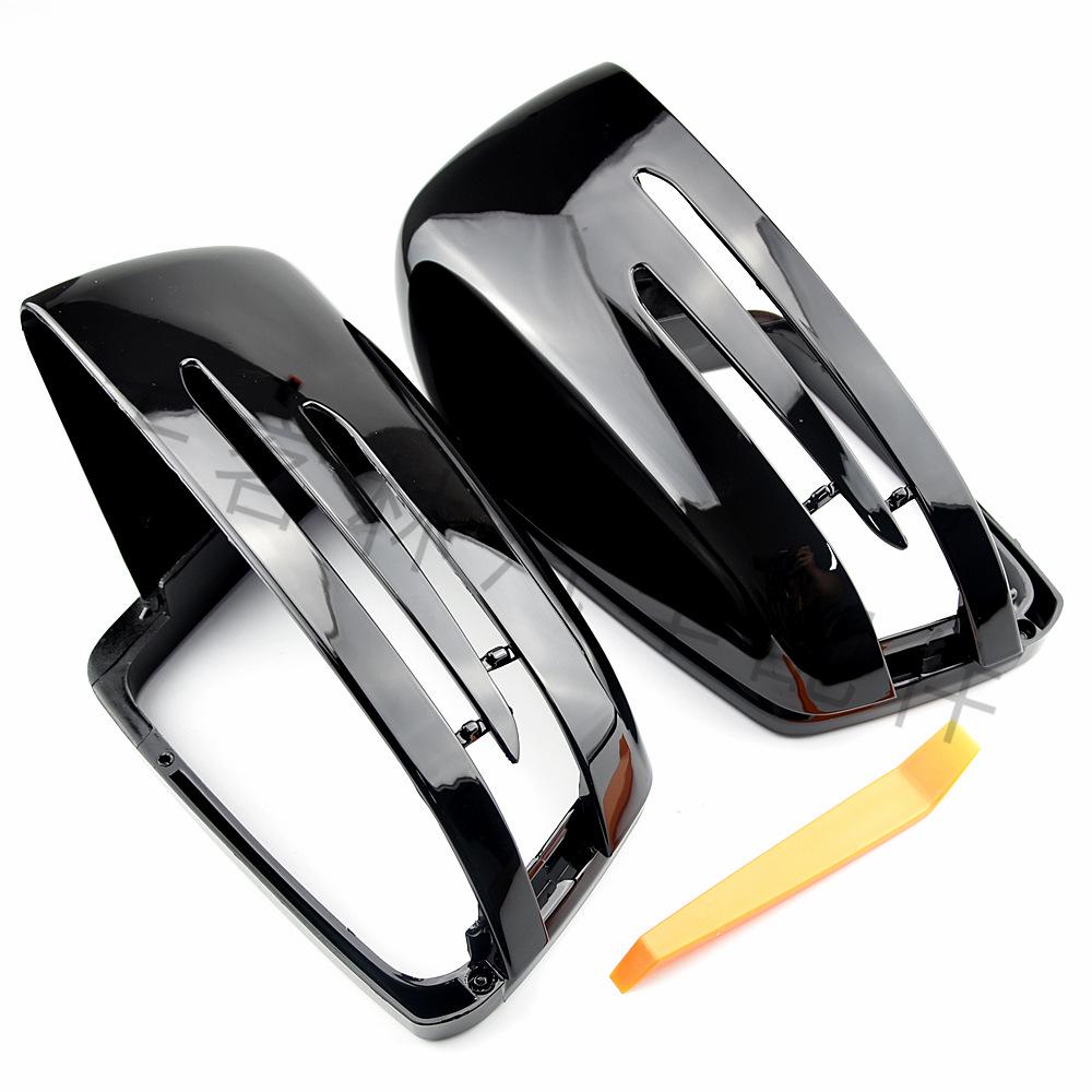 

Gloss Black Rearview Mirror Shell for Mercedes-Benz S, E, C-Class (W212, W204, W221) 2009-2013 Models