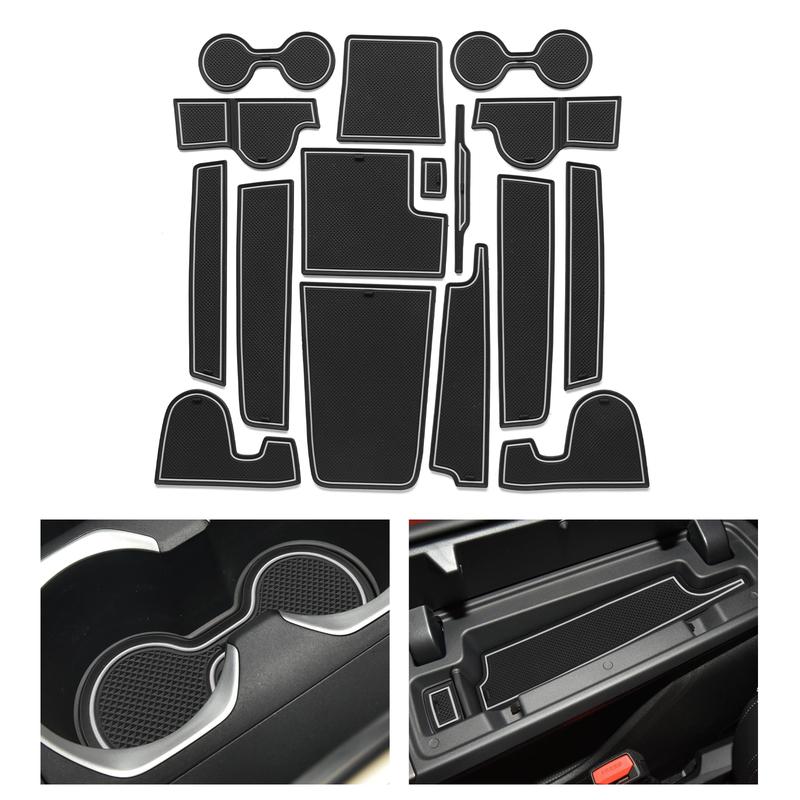 for BMW X1 IX1 2024 X2 IX2 Anti-Slip Gate Slot Mat Interior Accessories Door Groove Pad Cup Holder Rubber Coaster