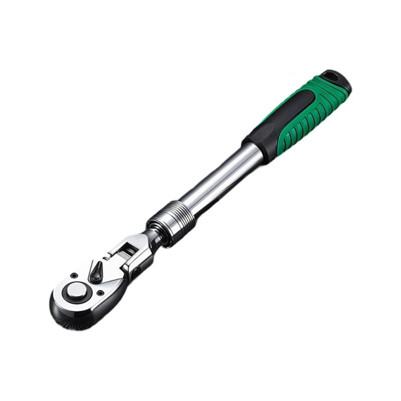 Portable Ratchet Wrench 3/8 1/4 1/2 Drive Socket Screwdriver Bit Driver Quick Releases Ratchet Wrench Repair Tool