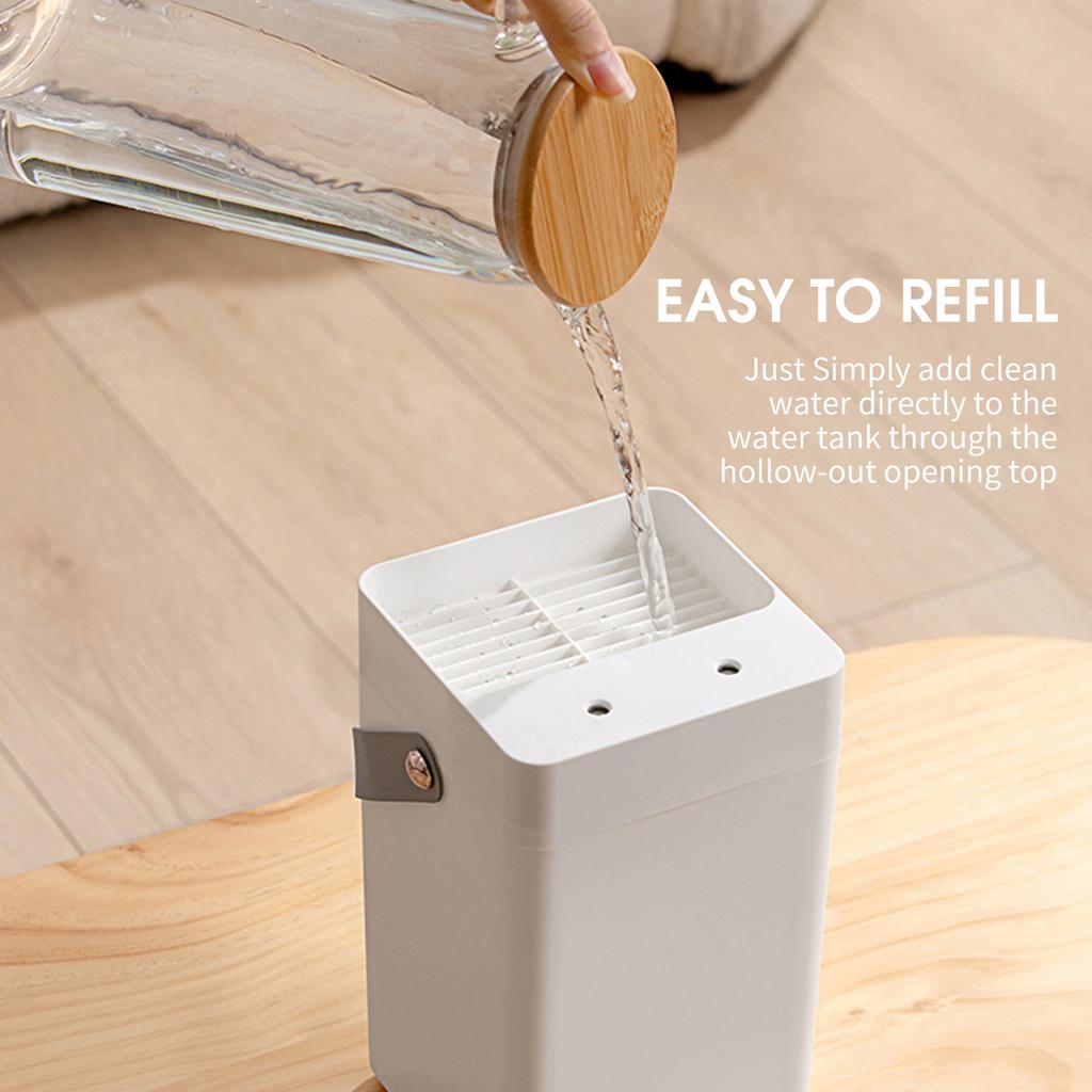 3L Mist Humidifier Dual Spray Cool Mist Humidifier Quiet USB Powered Bedroom Humidifier 2 Spray Modes Top-Fill Humidifier for Room Car