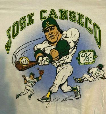 80's Jose Canseco Cartoon White Men All Size Shirt A261 Unisex T-Shirt Graphic Tee