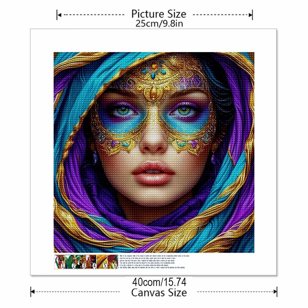 Disney 5D Diamond Painting Venetian Masquerade Cross Stitch Mosaic Kit Home Decoration Wall Sticker DIY Handmade Gift