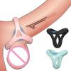 Premium Cock Ring Set–Adjustable Penis Ring, Chastity Cage & Scrotum Stretcher for Men  Bondage&Delayed Ejaculation Sex Toys