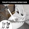 Multiunctional Handheld Bidet Sprayer Set for Toilet with Dual Control Valve & Hand Shower Attachment Simple Installs