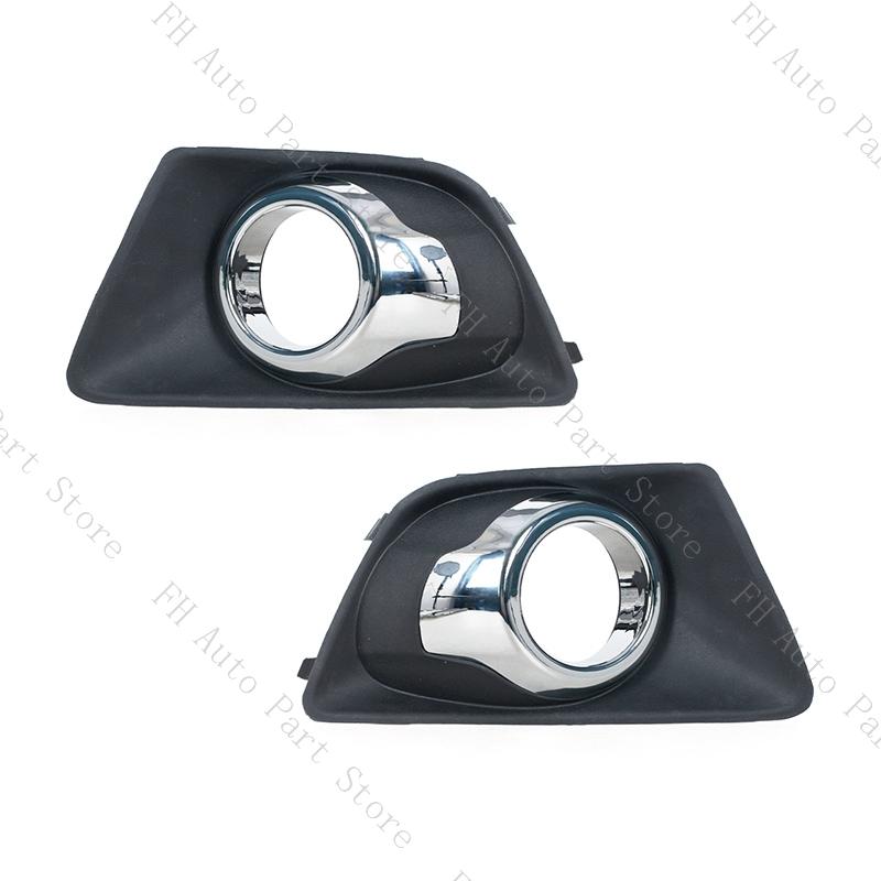 Front Bumper Fog Light Lamp Bezel Shell Cap Lid For Ford EcoSport 2013 2014 2015 2016 2017 Foglamp Foglight Hood Cover Frame
