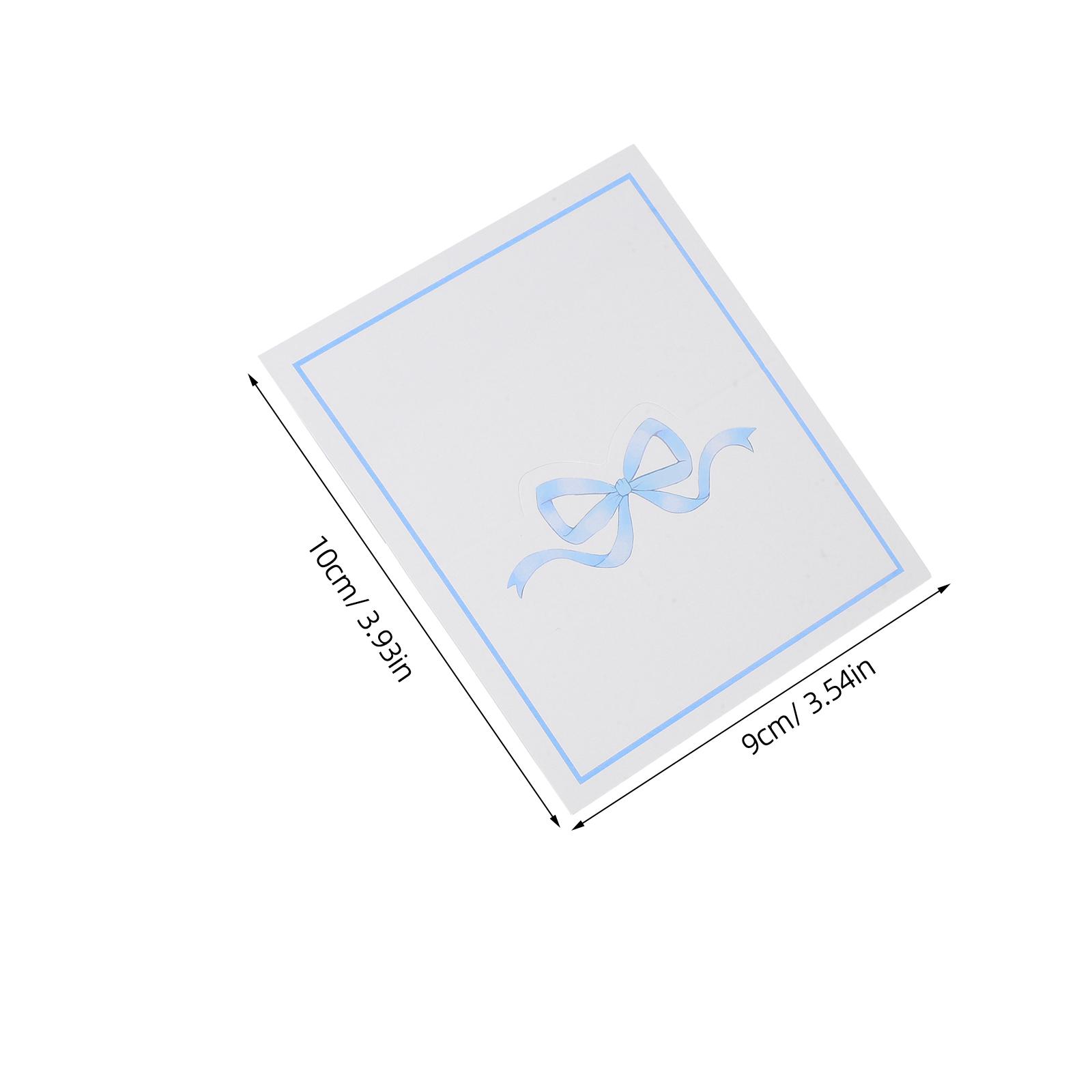 

100Pcs Pink Scallop Bow Knot Name Cards Wedding Reception Table Setting Blank Seat Assignment Cards Birthday Party Banquet