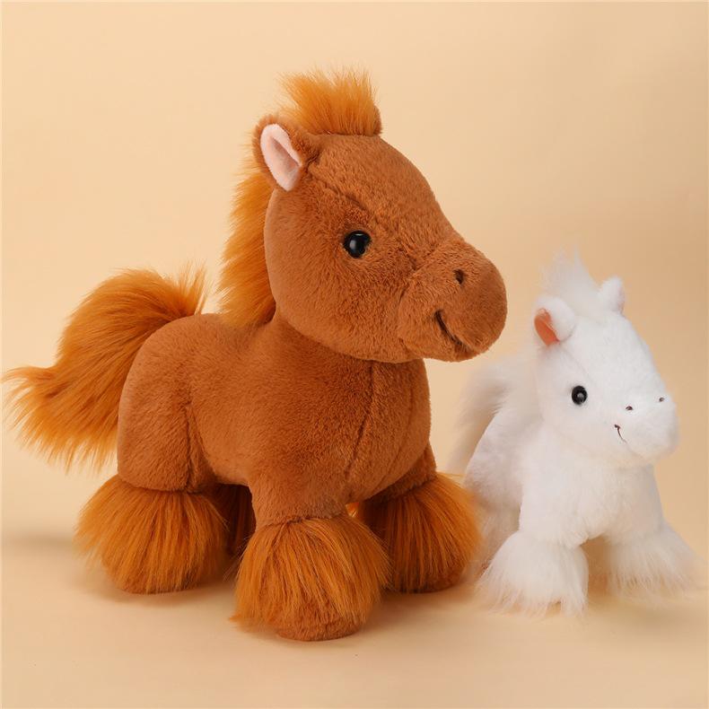 Adorable Galloping Horse Plush Doll - Children's Cloth Toy & Birthday Gift