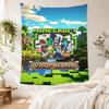 Minecraft Custom Wall Tapestry Aesthetic Wall Tapestry Vibrant Fade-Resistant Print Suitable for Gift Wrapping Ideal for All Seasons