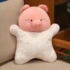 Cat Rabbit Duck Fox Panda Plush Pillow With Soft Short Fur For Stress Relief And Comfort For All Ages