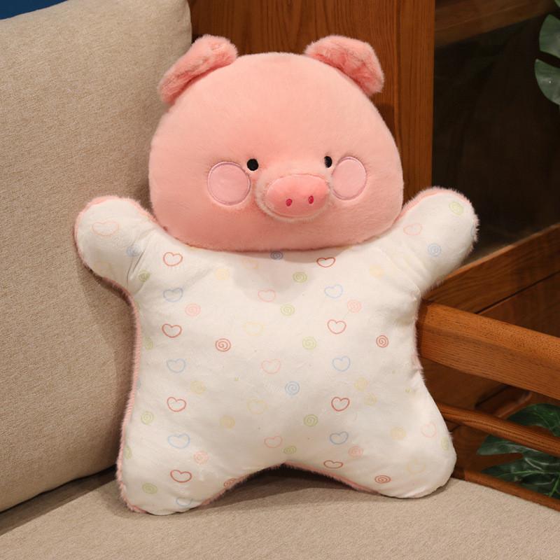 Cat Rabbit Duck Fox Panda Plush Pillow With Soft Short Fur For Stress Relief And Comfort For All Ages