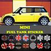 Tappo Serbatoio Carburante a Gas Adesivi Decorativi in Vinile per Mini Cooper S One F55 F56 R55 R56 R60 R61 Accessori per Styling Auto