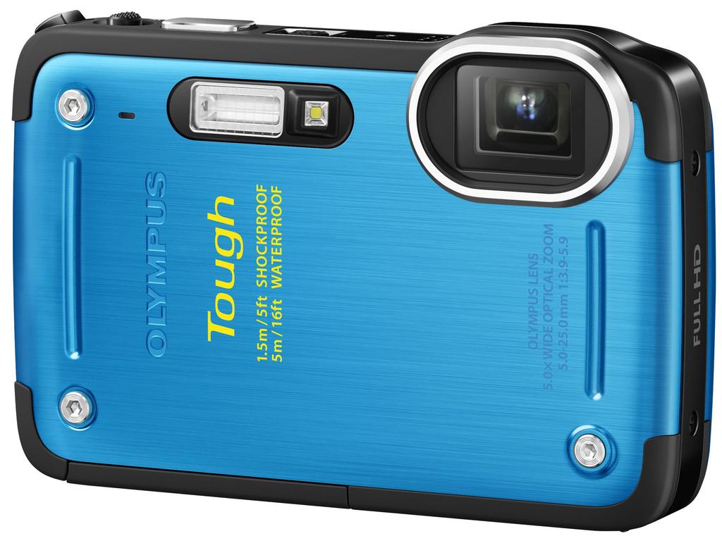 OLYMPUS Digital 12 5m Drop Blue TG-620 Camera, Megapixels, Waterproof, 1.5m Resistant, Back-Illuminated CMOS,