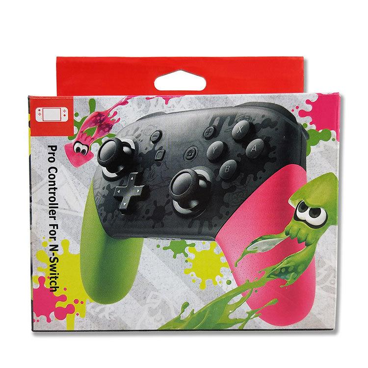 Wireless Controller for Switch Console Gamepad with Motion Control Turbo, Zelda Splatoon 2 Xenoblade Theme Pro Controller