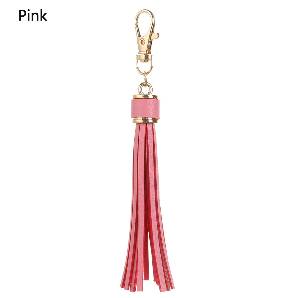 Fashion Bag Accessory Fringe Jewelry PU Leather Tassels Tassel Key Chain KeyRing KeyChain Strap