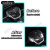 For BYD  Car Gear Head Shift Knob Handle Cover Trim Sticker Shift Head Cover Carbon Fibre