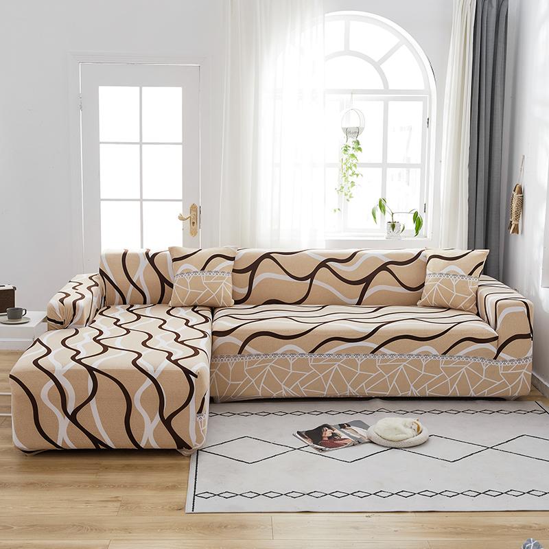 Elastic Sofa Cover High Quality Adjustable Sofas Chaise Covers Lounge Sectional Couch Corner Sofa Slipcover