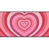Heart Car Windshield Sunshades Pink, 59*31.5 Inches, UV Rays Sun Visor Protector For Car, SUV, Truck
