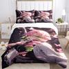 3pcs Demon Slayer Home Decor Bedding Set-Universal Three-Piece Suit for Bedroom, Guest Room, Living Room, Hotel-Perfect Gift for Fans, Trave
