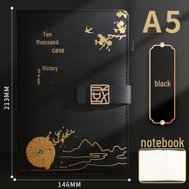 

Подарочный набор из модного утолщенного блокнота формата А5 и вдохновляющего студенческого дневника