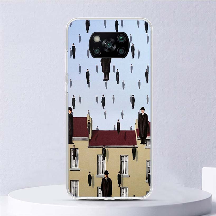 Rene Magritte Art Soft Case For Xiaomi Poco X7 X6 X5 X4 X3 Nfc F7 Ultra F6 F5 Pro Phone Cover F4 Gt F3 M5S M4 M3 M5 M6 Coque