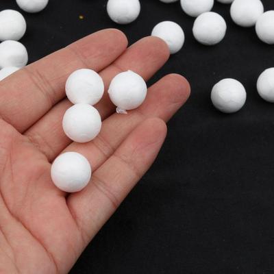 Pack of 100 15mm White Modelling Craft Polystyrene Foam Balls Kids DIY Supplies