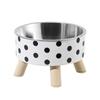 Stainless Steel Anti-Knockover Non-Slip Pet Bowl with Large Capacity for Dogs and Cats
