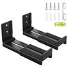 Soundbar Wall Bracket Adjustable Telescopic Depth Sturdy Heavy-Duty Steel Material Wall Mounted Bracket for Bar Speaker Support