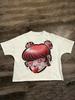 New For 2026 Printed Crewneck Graffiti Tshirts 90s Retro Cropped Tops Y2k Grunge Style And 2000sstyle Topsunisex