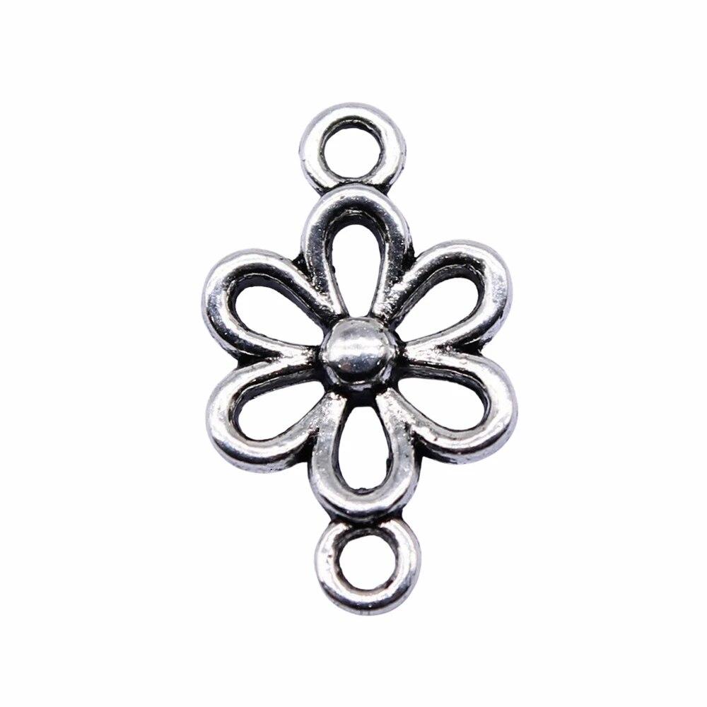 Flower Plaque Connector Components Pendant Diy Jewelry Pendants