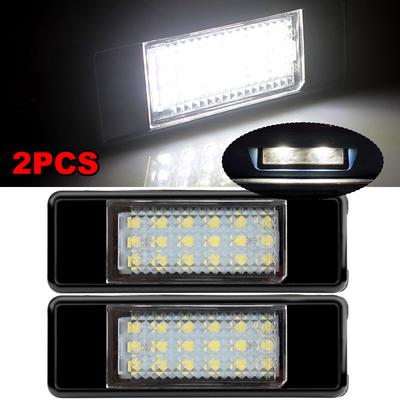 1/2PCS LED de Plaque d'Immatriculation de Voiture Pour Peugeot 207 RCZ 307 308 406 407 508 4008 5008 Expert Pour Citroen C2 C3 C4 C5 C6 C8