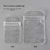 Clear Jewelry Choker Plastic Bag with Pinch-Seal for Small Accessories and Nail Art Supplies