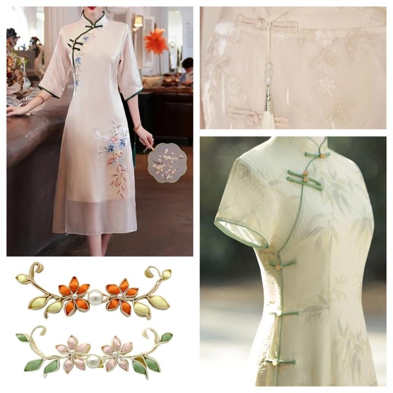 Handmade Chinese Knot Fasteners Traditional Chinese Flower Closure for Dresses and Cardigans Garment Craft Supply