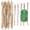 Clôture De Jardin - CREATIVE HOME - Bois De Noisetier - Hauteur 70 Cm - Longueur 5 M - Espacement 7-9 Cm