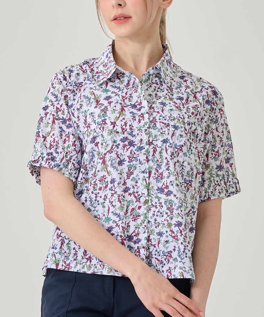 BILTMORE Kxg Women'S Summer Golf Wear Sleeveless Flower Print Blouse X0Rwsh1028