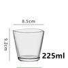 Japanese-style Glass Cup Wave Mouth Glass Creative Latte Coffee Milk Juice Glass  Whiskey  Tea Cups Clear Glasses