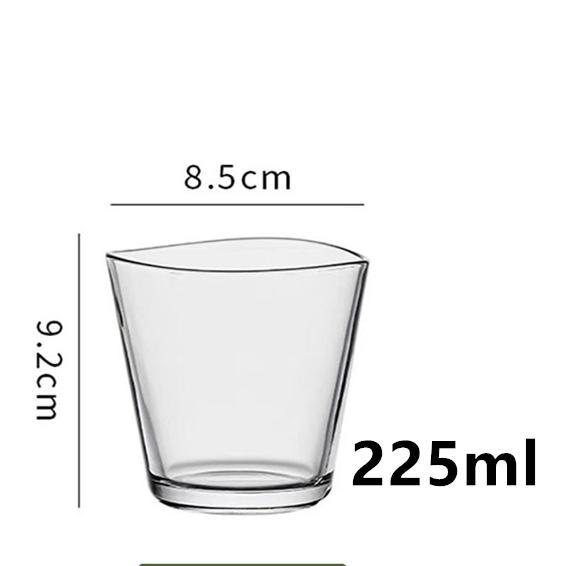 

Japanese-style Glass Cup Wave Mouth Glass Creative Latte Coffee Milk Juice Glass Whiskey Tea Cups Clear Glasses 101-200ml