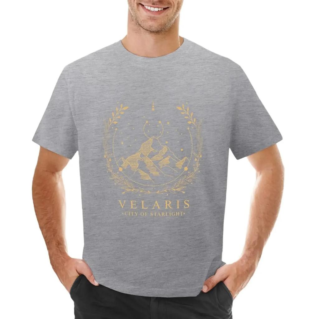 Vintage Velaris T-shirt vintage anime boys animal print designer t shirt