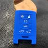 Silicone Rubber Key Cover Case Shell for Cadillac CTS ATS 28T CTS-V Coupe SRX Escalade Keys 6 Buttons Key Case
