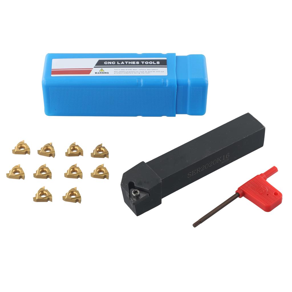 2025 New Tool Holder Lathe Thread Turning 16ER AG60 Alloy Steel Carbide Insert External Thread Lathe SER2020K16