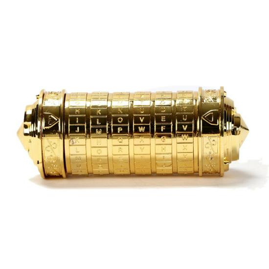 The Da Vinci Code Cryptex: Bronze Precision Lock - Perfect Valentine's or Birthday Gift