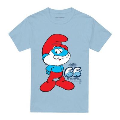 The Smurfs Unisex Adult Papa Smurf Anniversary T-Shirt