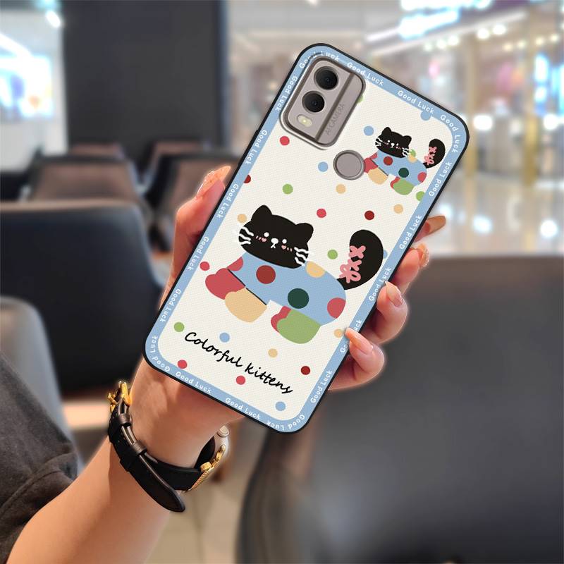 Full wrap Cartoon Phone Case For Nokia C22 Graffiti Cute Protective Fashion Design Soft case Phone Pouch TPU Anti-dust
