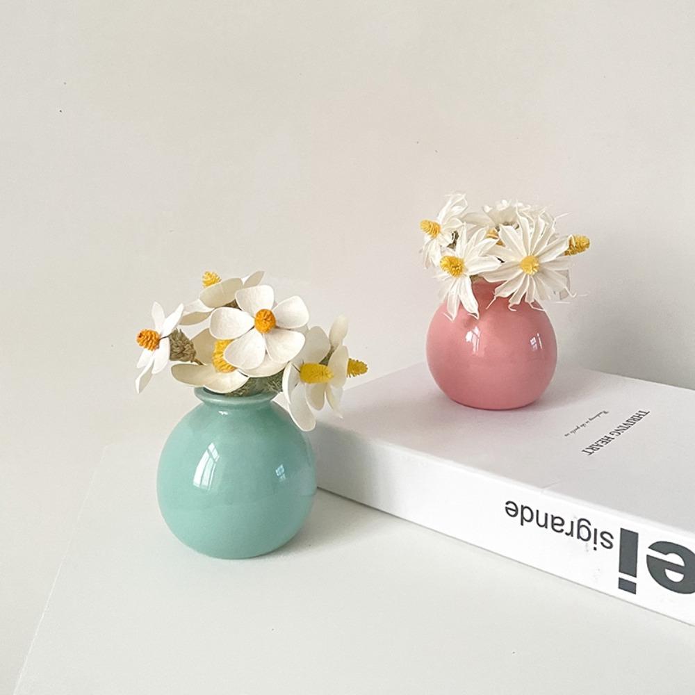 New Hydroponics Ins Plant Pots Flower Vase Desktop Ornaments Ceramics Vase