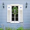 180CM Length Artificial Persian Fern Vines Plastic UV Resistant Faux Boston Fern Garland Lifelike Lush Leaves Greenery Garland