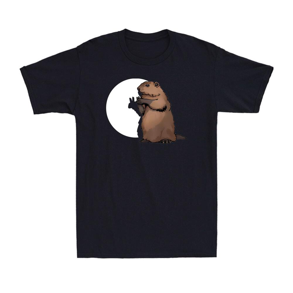 Groundhog Shadow Puppet Ground Hog Funny Woodchuck Lover Men s T-Shirt Tee S разноцветный