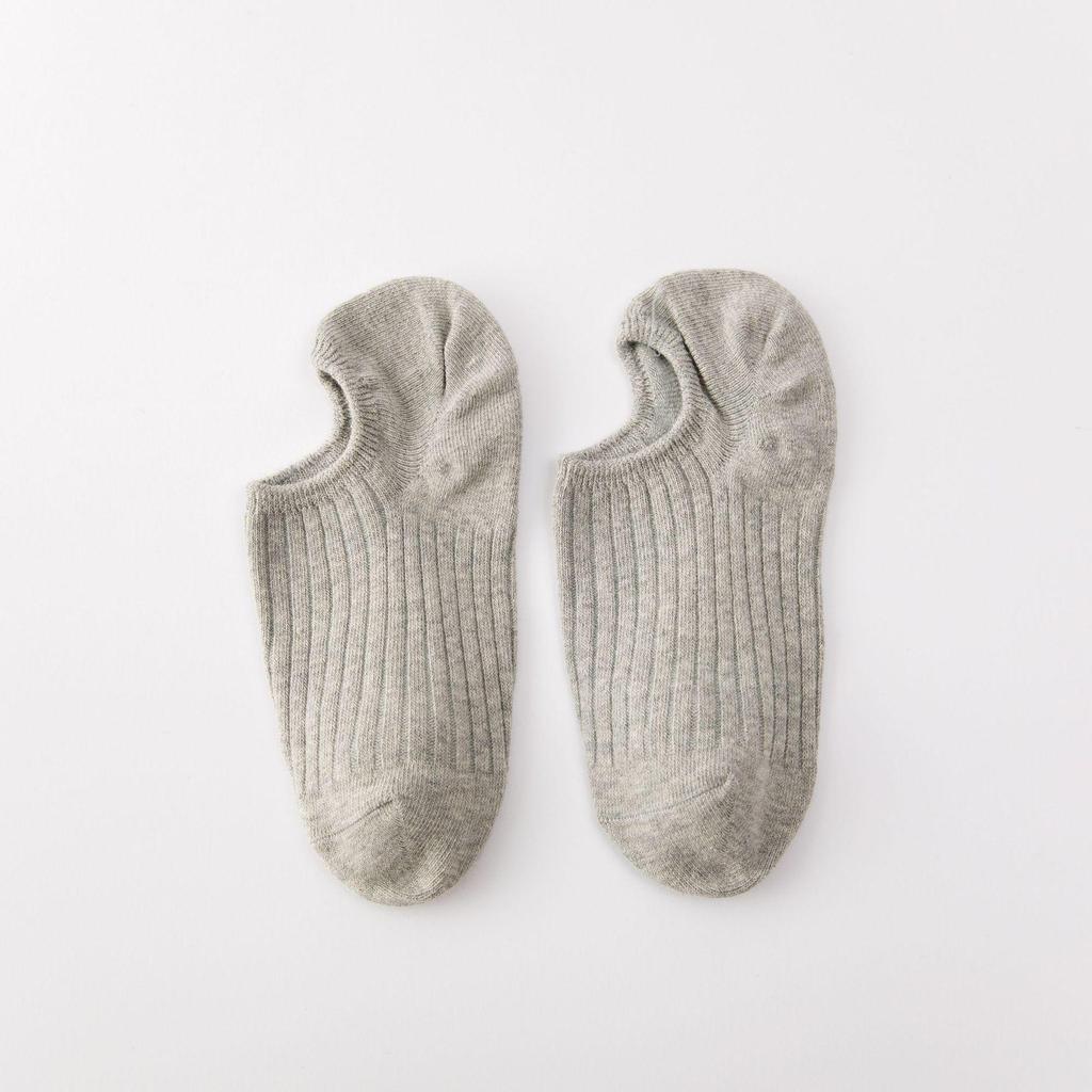 Women's Non-Slip Cotton Boat Socks - Invisible Low-Cut, Japanese Style, Spring/Summer