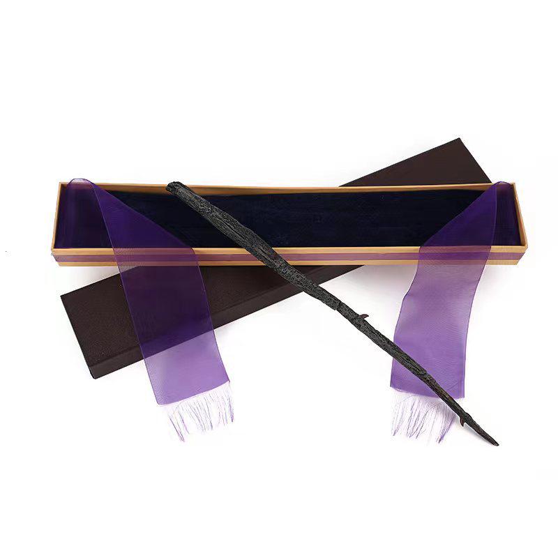 Harry Potter Magic Wand with Metal Core in Purple Box - Halloween Scepter