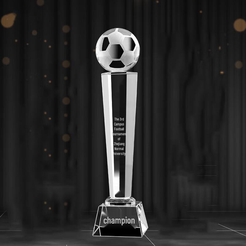 Crystal Football Award Trophy